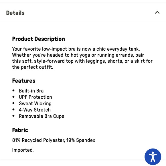 Fabletics Tank - Picture 4 of 4